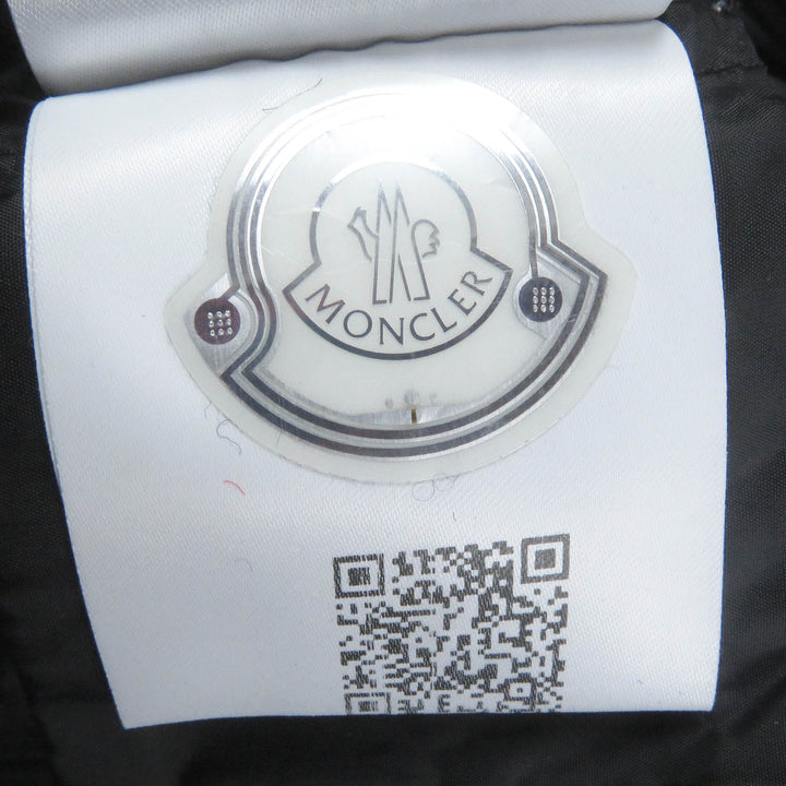 Excellent MONCLER Down jacket DANUBE GIUBBOTTO Check Pattern Red black 0