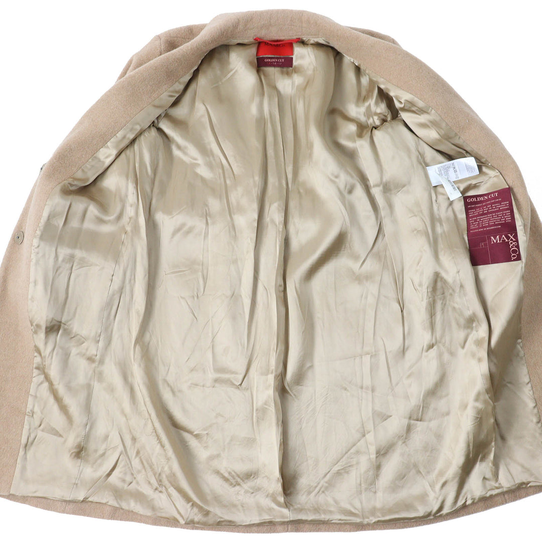 Excellent MAX&CO Chester coat Quarto GOLDEN CUT beige alpaca Women 38 70140620