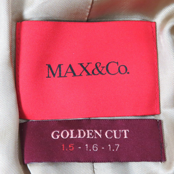 Excellent MAX&CO Chester coat Quarto GOLDEN CUT beige alpaca Women 38 70140620