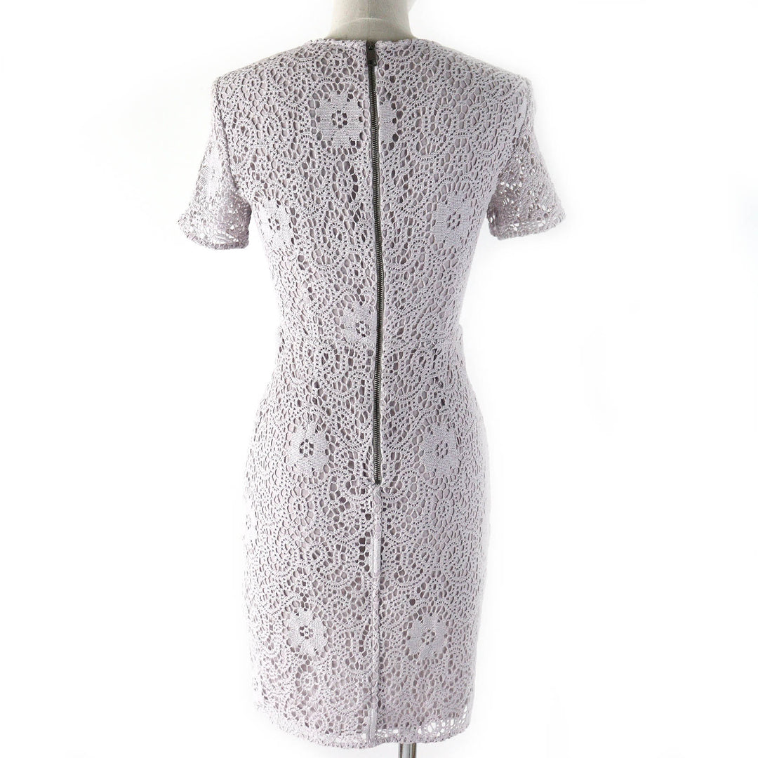 Pristine BURBERRY LONDON one piece All lace short sleeves Light gray 36 3929594