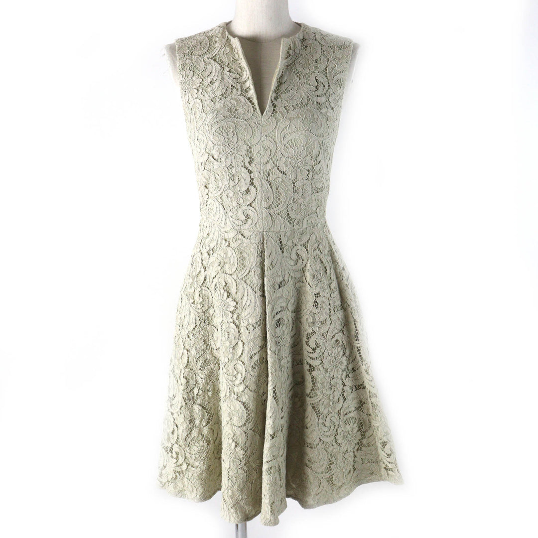 Pristine BURBERRY LONDON one piece All lace, key neck, sleeveless 36 3929597