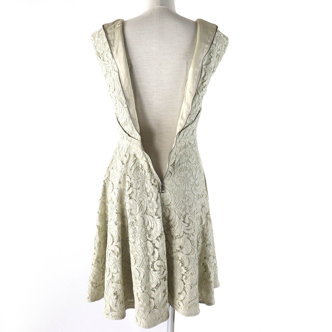 Pristine BURBERRY LONDON one piece All lace, key neck, sleeveless 36 3929597