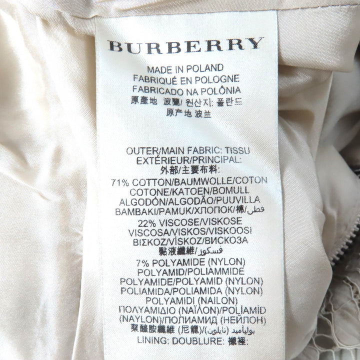 Pristine BURBERRY LONDON one piece All lace, key neck, sleeveless 36 3929597
