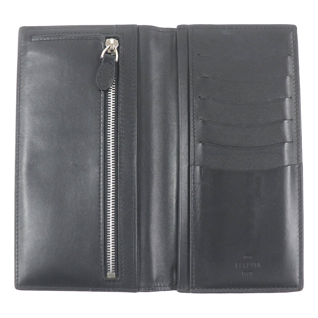 Great BERLUTI Purse Santal Scrit Calligraphy Brown leather mens