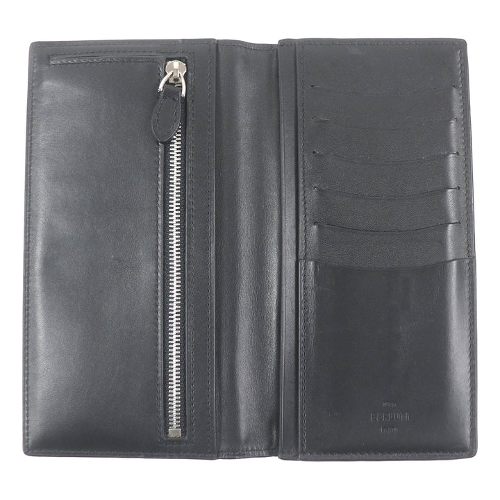 Great BERLUTI Purse Santal Scrit Calligraphy Brown leather mens