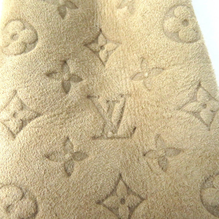 Very Good LOUIS VUITTON gloves Muff Sharlingram Mittens beige Sheep leather
