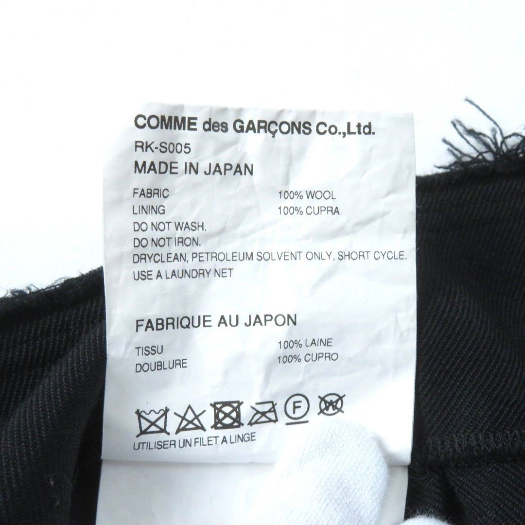 Excellent COMME des GARCONS COMME des GARCONS skirt Cut-off long skirt black S