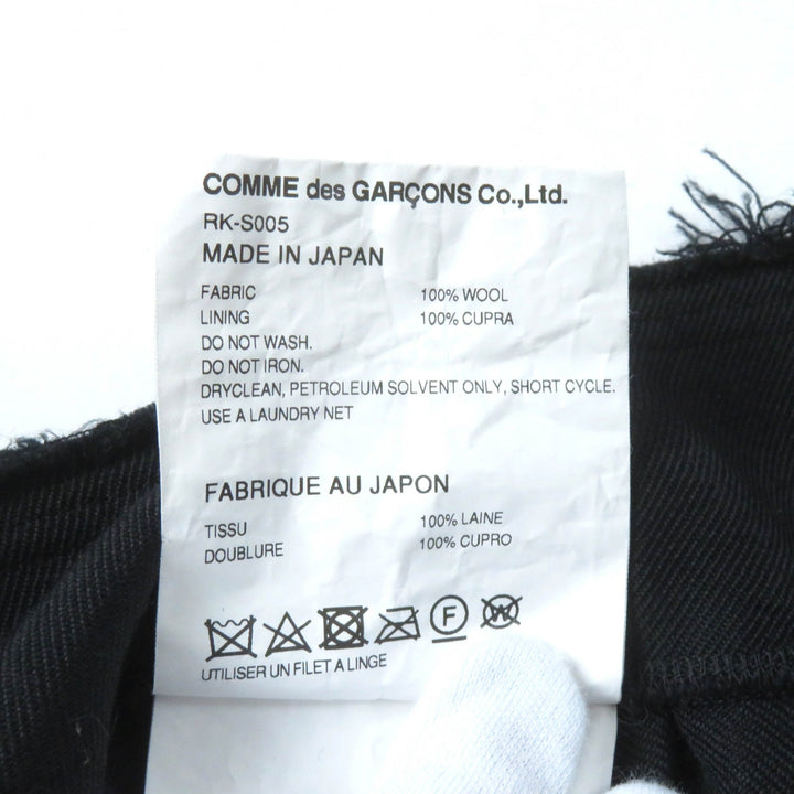 Excellent COMME des GARCONS COMME des GARCONS skirt Cut-off long skirt black S