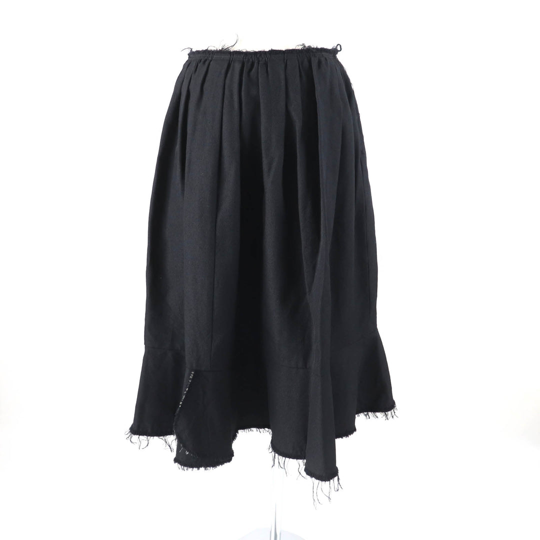 Excellent COMME des GARCONS COMME des GARCONS skirt Cut-off long skirt black S