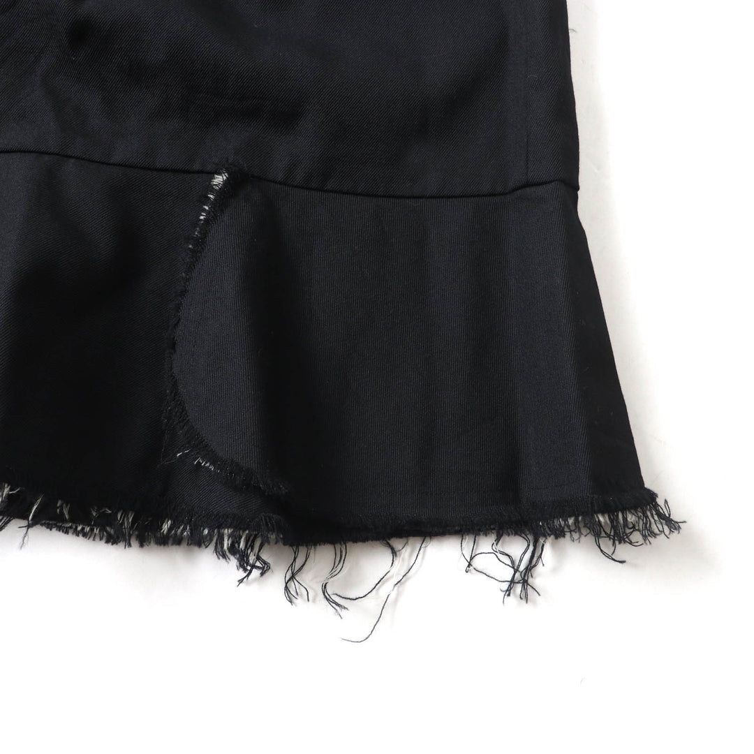 Excellent COMME des GARCONS COMME des GARCONS skirt Cut-off long skirt black S