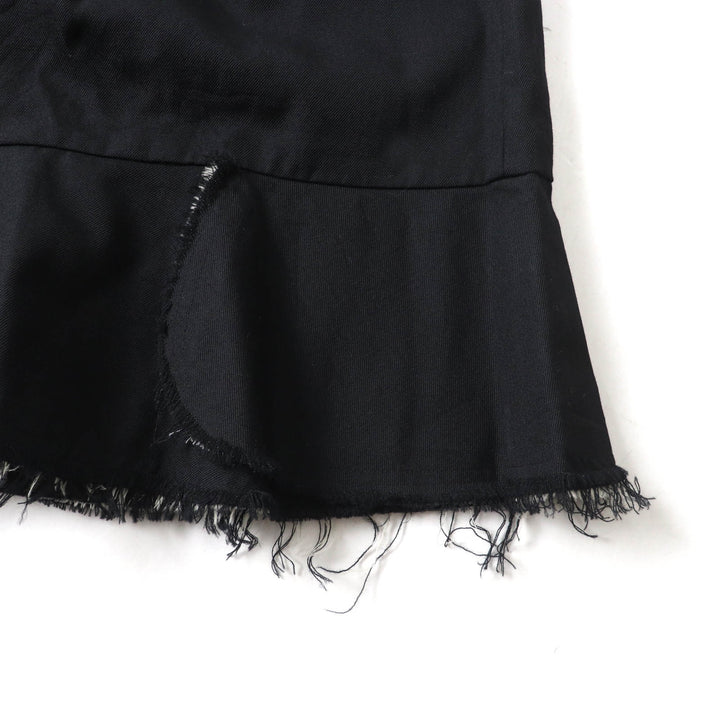 Excellent COMME des GARCONS COMME des GARCONS skirt Cut-off long skirt black S