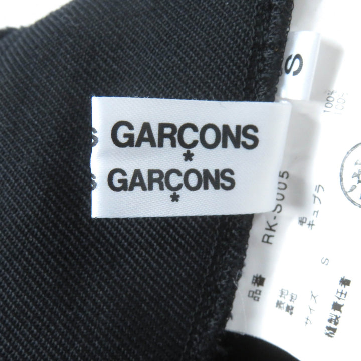 Excellent COMME des GARCONS COMME des GARCONS skirt Cut-off long skirt black wool Women S