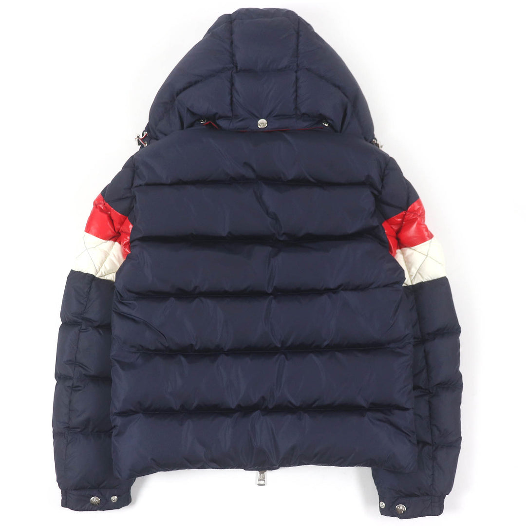 Excellent MONCLER Down jacket JANVRY GIUBBOTTO Tricolor Hooded Navy Nylon mens 0