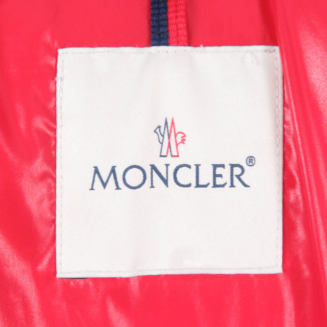 Excellent MONCLER Down jacket JANVRY GIUBBOTTO Tricolor Hooded Navy Nylon mens 0
