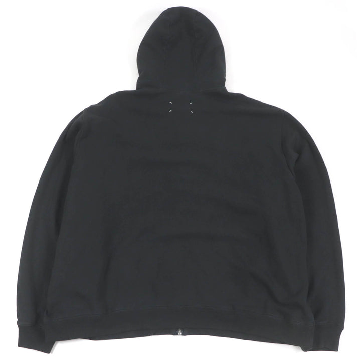 Pristine Maison Margiela 10 hoodie USED oversized hoodie black cotton mens M S50HG0045