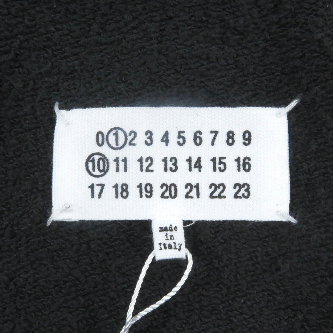 Pristine Maison Margiela 10 hoodie USED oversized hoodie black cotton mens M S50HG0045