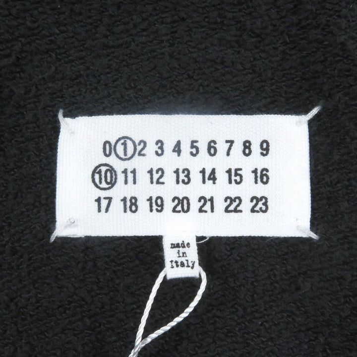 Pristine Maison Margiela 10 hoodie USED oversized hoodie black cotton mens M S50HG0045