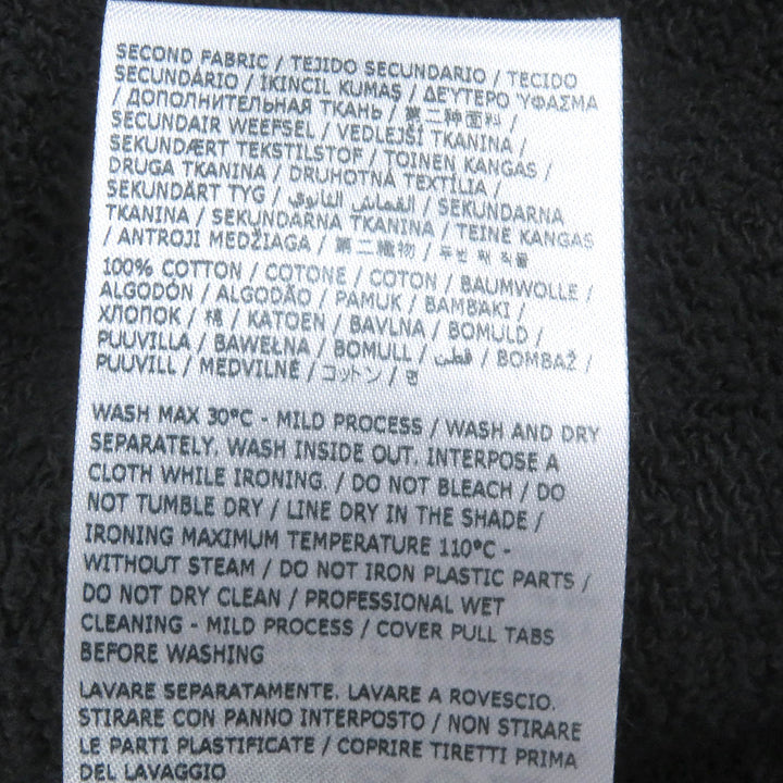 Pristine Maison Margiela 10 hoodie USED oversized hoodie black cotton mens M S50HG0045