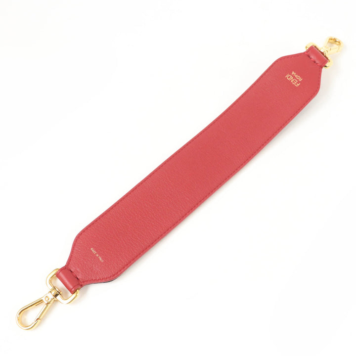 Great FENDI Shoulder strap Mini strap you FF logo and Zucca pattern Velor Women