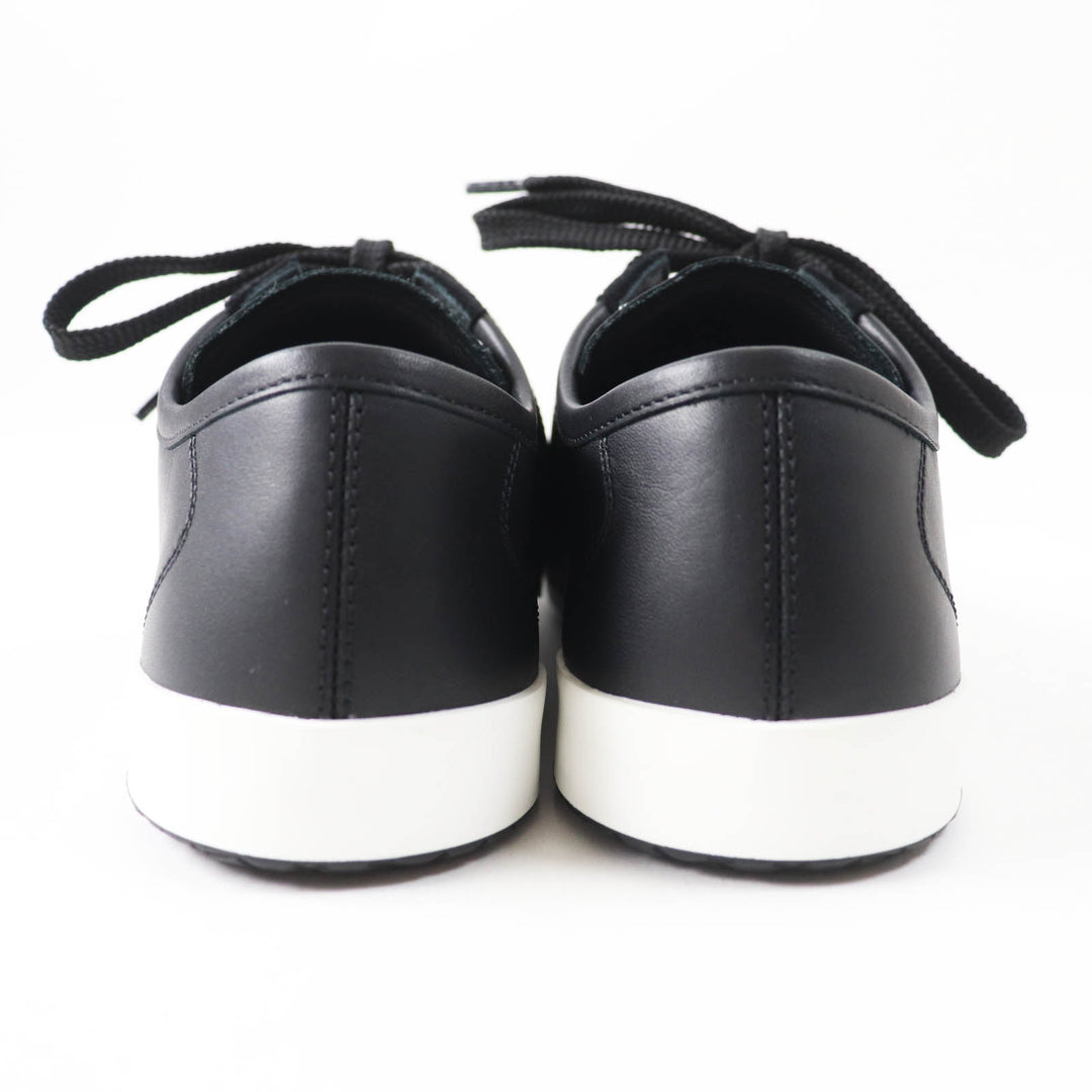 Pristine CHANEL sneakers Black White Calf leather Women 36 24S G45714