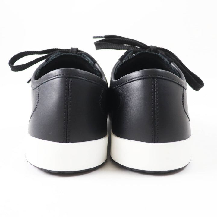 Pristine CHANEL sneakers Black White Calf leather Women 36 24S G45714