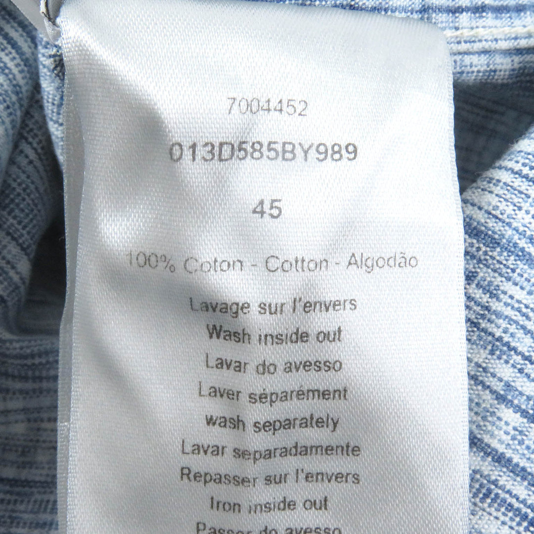 Excellent DIOR Long sleeve shirt Oblique all-over print long sleeve mens 45