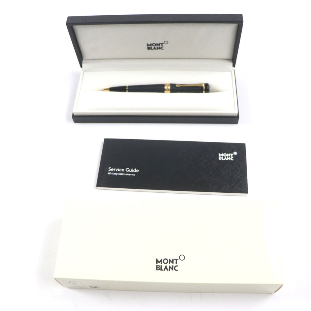 Excellent MONTBLANC Ballpoint pen BONHEUR Bonheur Nuit White Star Twist Type