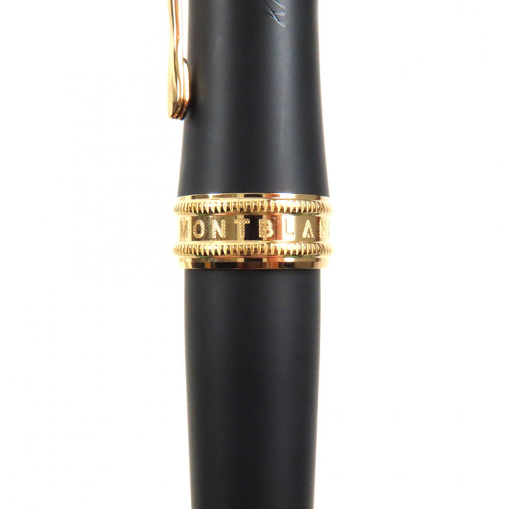 Excellent MONTBLANC Ballpoint pen BONHEUR Bonheur Nuit White Star Twist Type