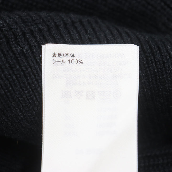 Excellent LOUIS VUITTON sweater Back logo embroidered signature half zip knit