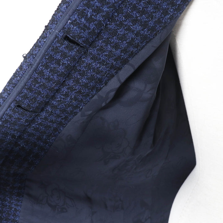 Excellent CHANEL coat Park Shin Hye wears BIG Coco buckle belt Black navy Women