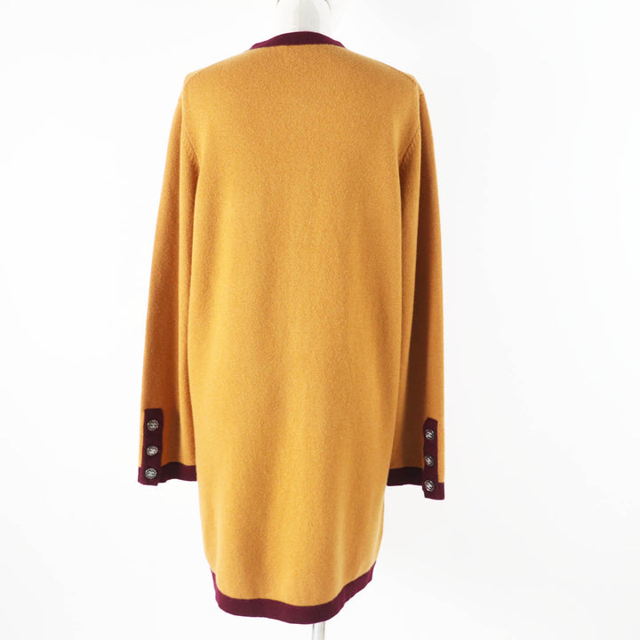 Excellent CHANEL cardigan COCO Mark Button Knit Women 42 P71510