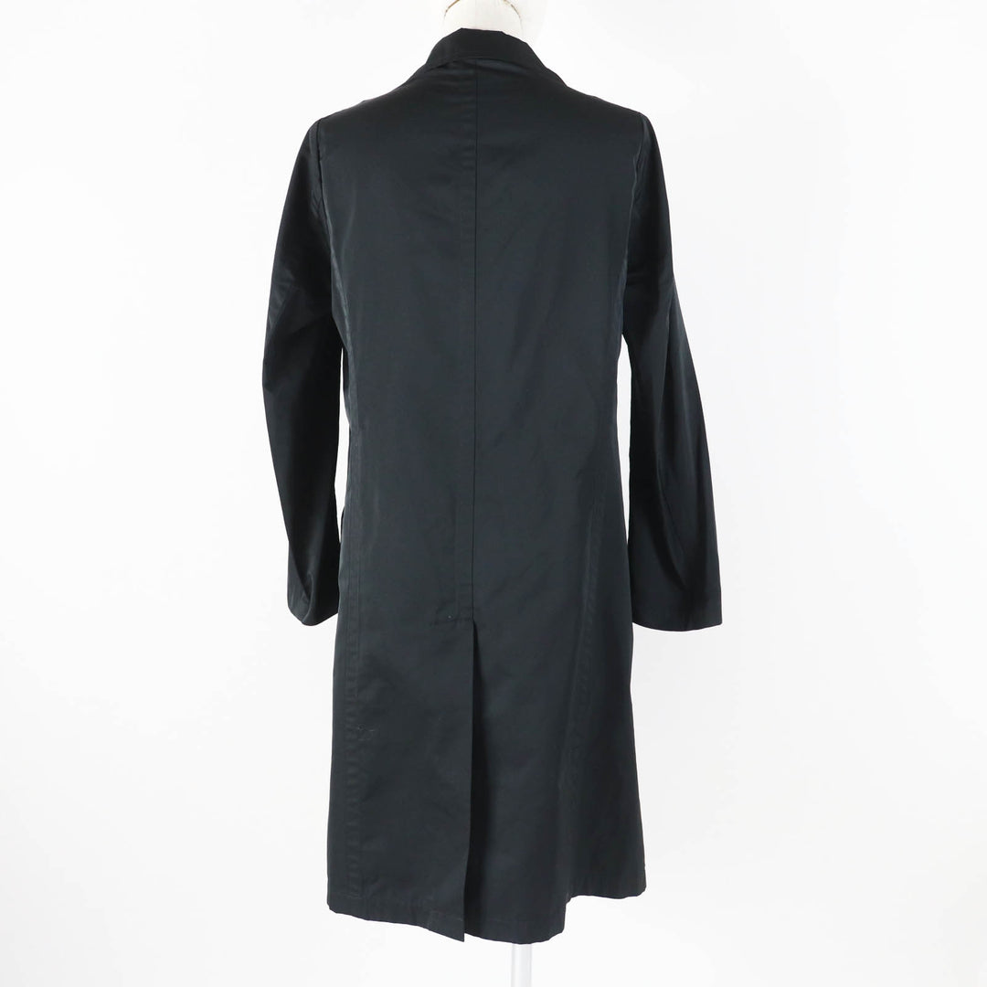 Excellent JIL SANDER coat Long length Chester black polyester Women 34