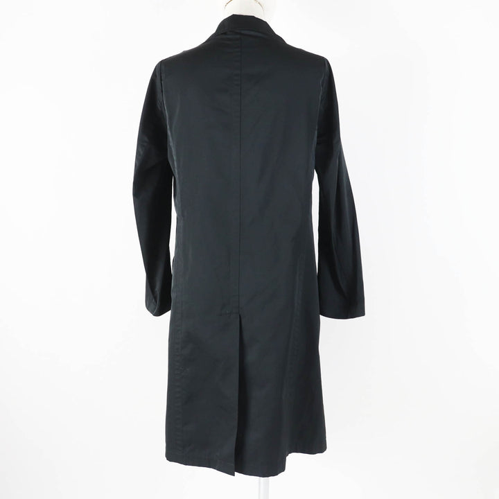Excellent JIL SANDER coat Long length Chester black polyester Women 34
