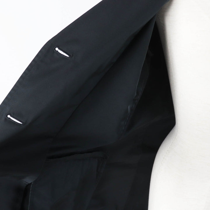 Excellent JIL SANDER coat Long length Chester black polyester Women 34