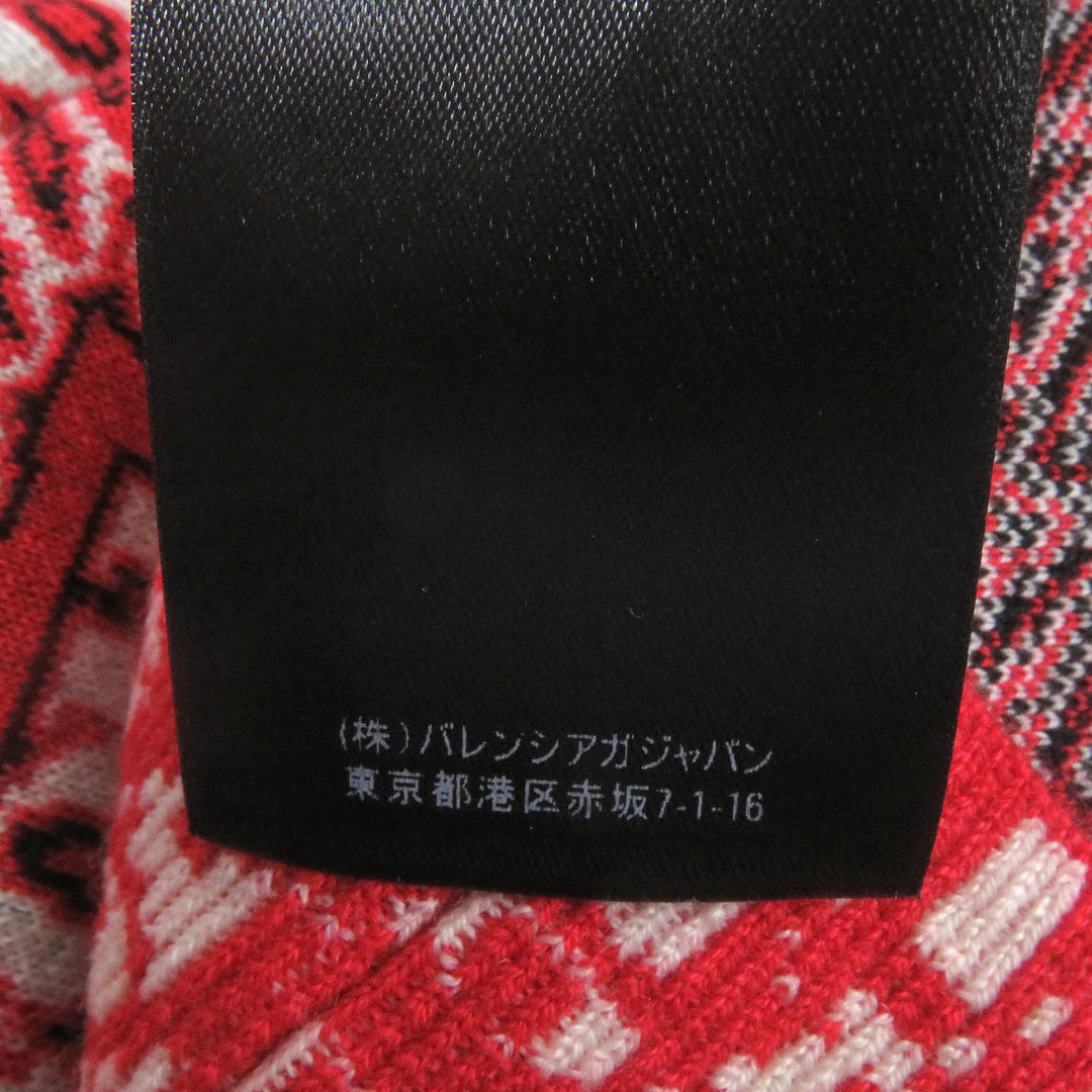 Pristine BALENCIAGA sweater I Will Always Love You All-over Print LongSleeve Knit wool XS