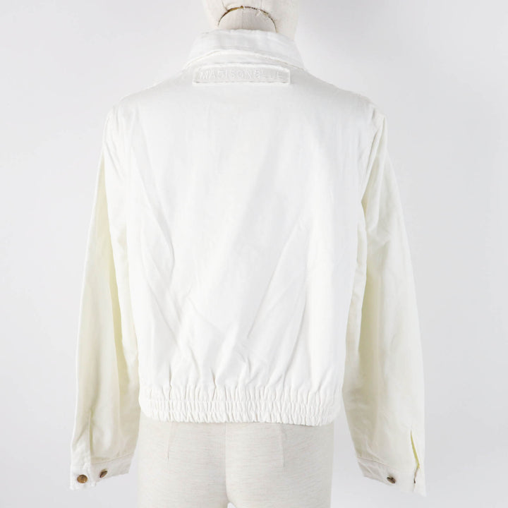 Excellent MADISONBLUE Jacket COMPACT DRIZZLER white cotton Women S MB231-1002