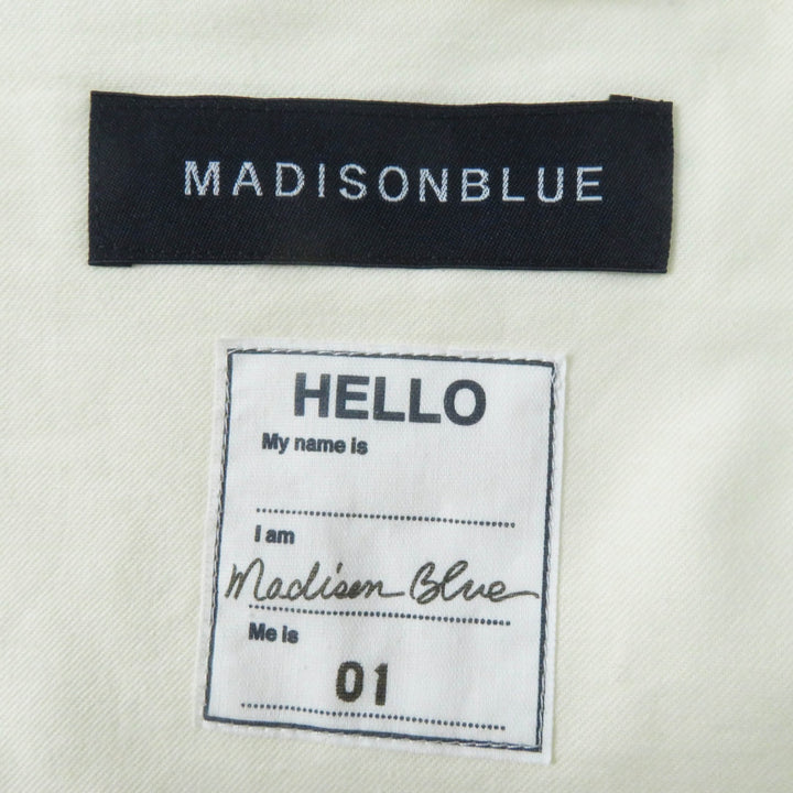 Excellent MADISONBLUE Jacket COMPACT DRIZZLER white cotton Women S MB231-1002