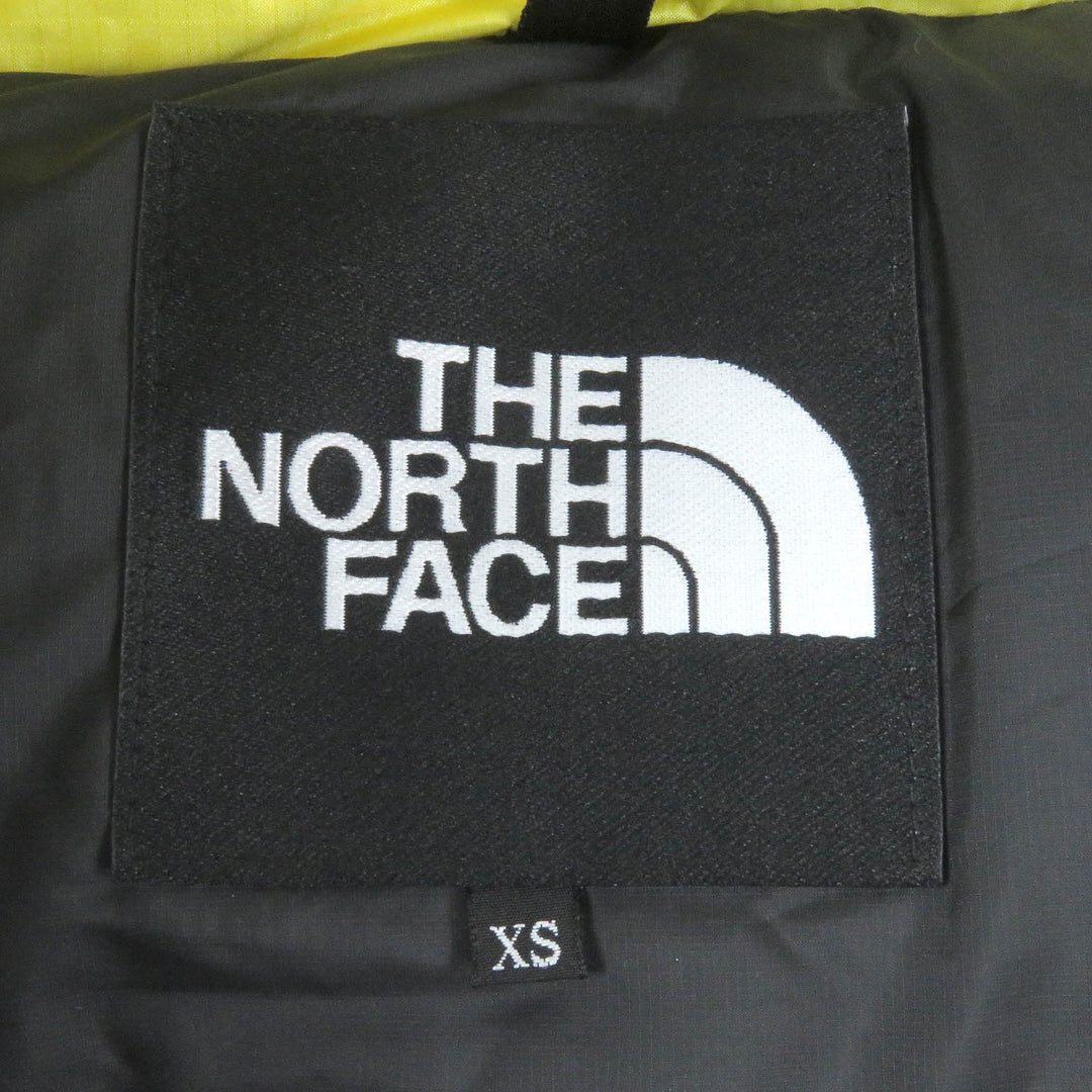 Pristine THE NORTH FACE Down jacket Him Down Parka Yellow Tail Nylon mens XS ND92031