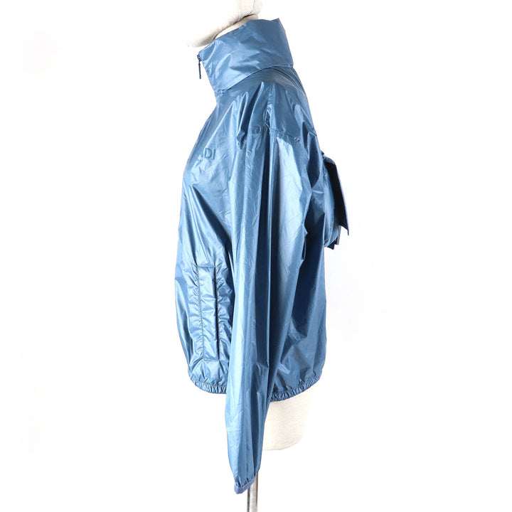 Pristine FENDI Jacket BAGUETTE BAG JACKET Baguette Bag Zip Up blue Nylon Women S FAN087