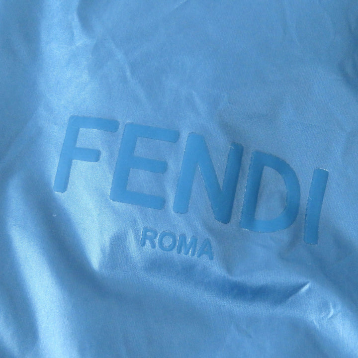 Pristine FENDI Jacket BAGUETTE BAG JACKET Baguette Bag Zip Up blue Nylon Women S FAN087