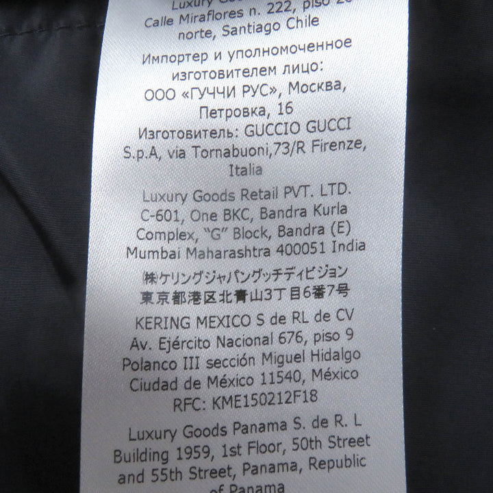 Excellent GUCCI Down jacket GG canvas logo print hoodie Red cotton mens 44 762559