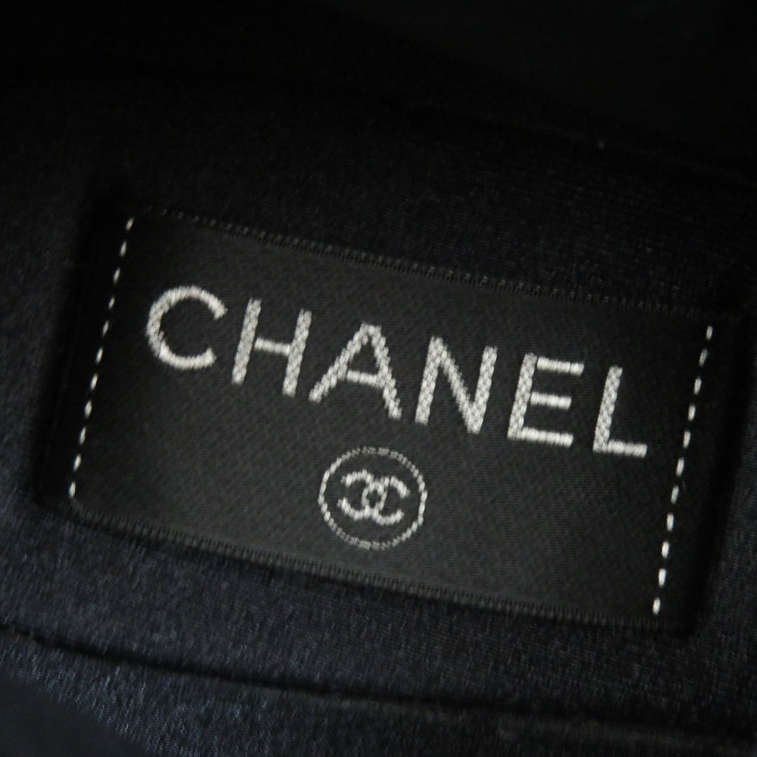 Great CHANEL boots COCONEIGE COCONEIGE COCO Mark Leather Short black Women 36