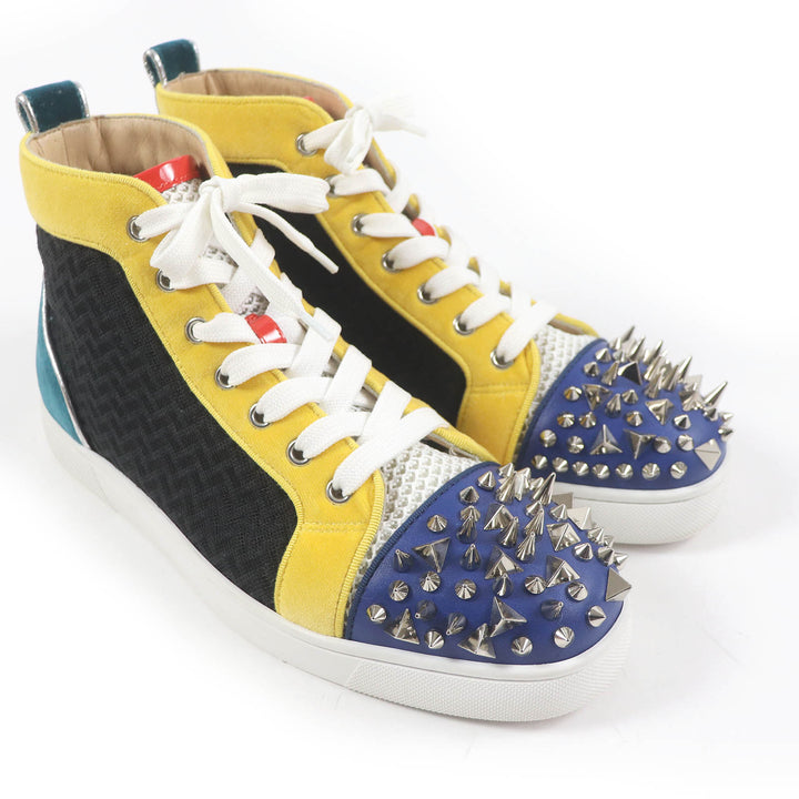 Excellent Christian Louboutin High cut sneakers LOU PIK PIK ORLATO FLAT 40.5
