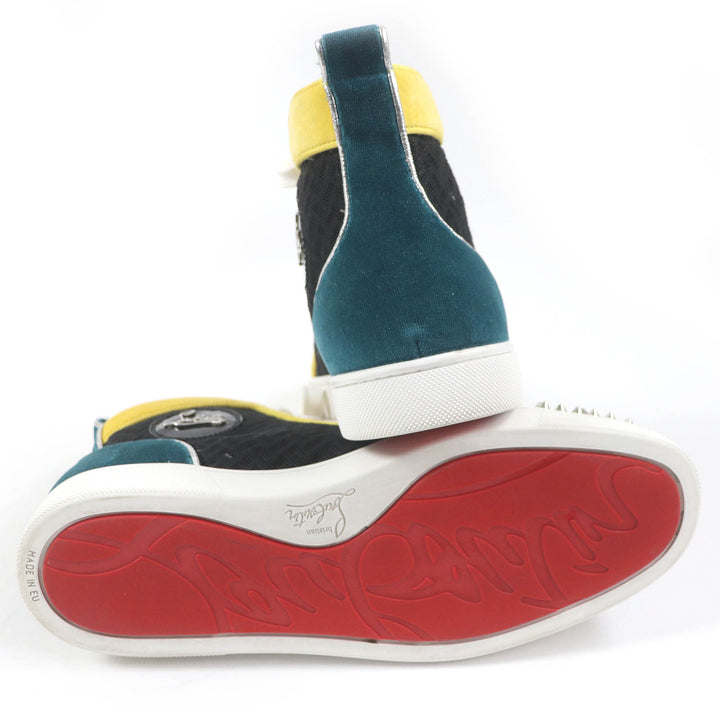 Excellent Christian Louboutin High cut sneakers LOU PIK PIK ORLATO FLAT 40.5