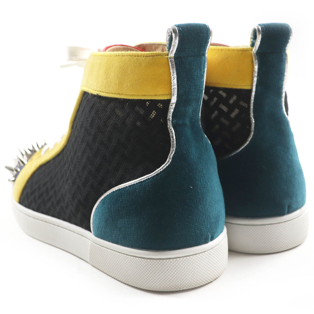 Excellent Christian Louboutin High cut sneakers LOU PIK PIK ORLATO FLAT 40.5
