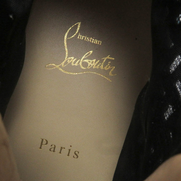 Excellent Christian Louboutin High cut sneakers LOU PIK PIK ORLATO FLAT 40.5