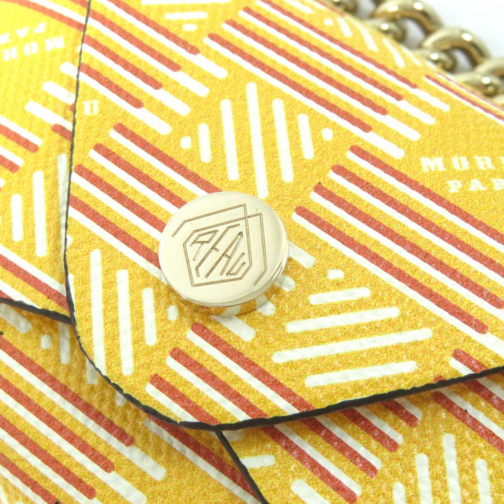Excellent MOREAU PARIS iPhone case ORIGAMI CHAIN Chain smartphone case Yellow Women
