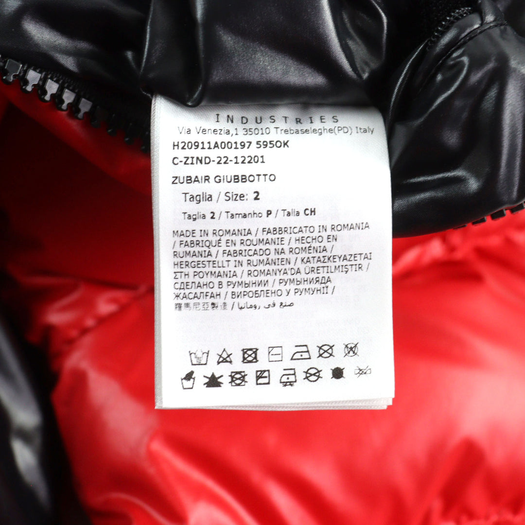 Excellent MONCLER Down jacket ZUBAIR GIUBBOTTO Red black 2 H20911A00197 5950K