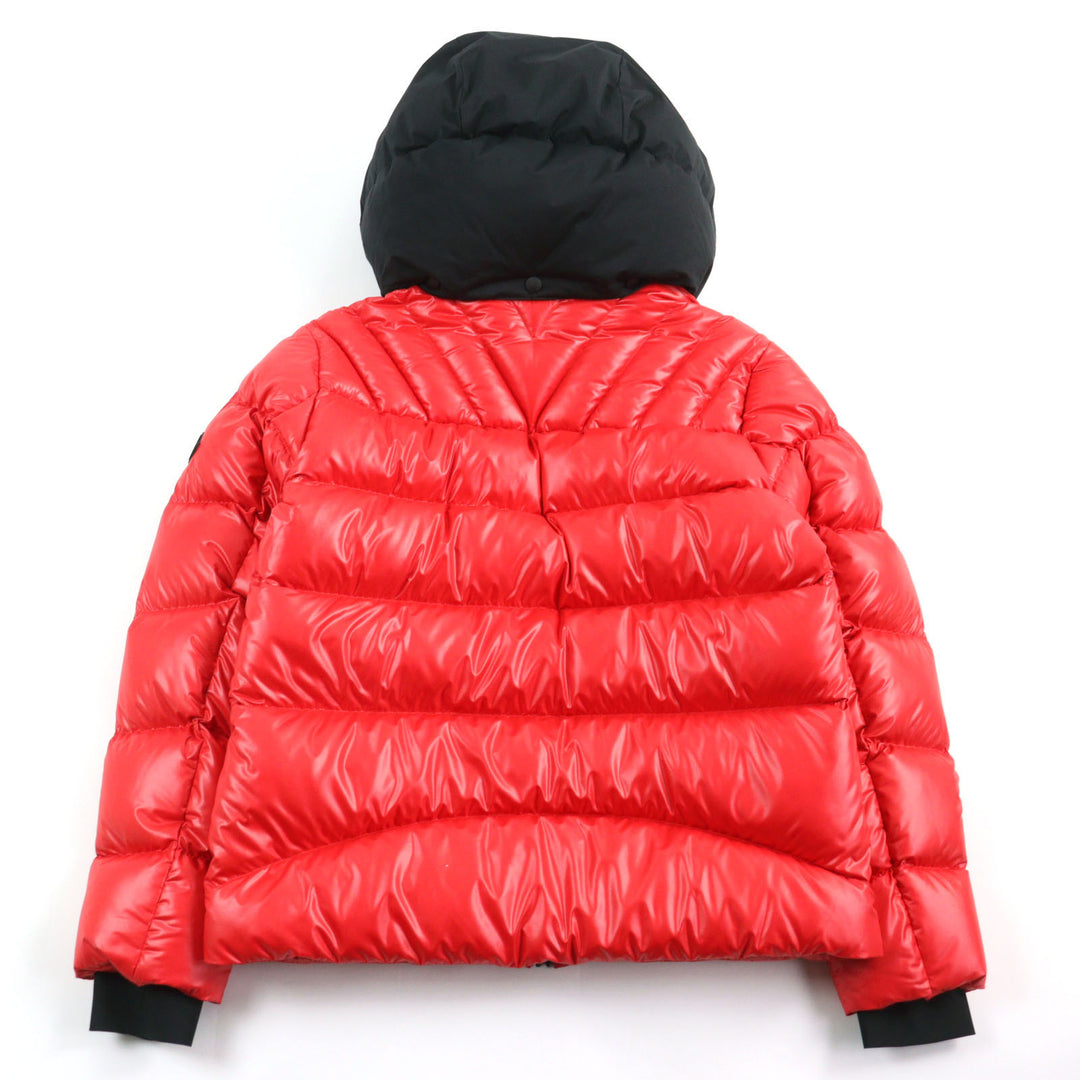 Excellent MONCLER Down jacket ZUBAIR GIUBBOTTO Red black polyester 2 H20911A00197 5950K