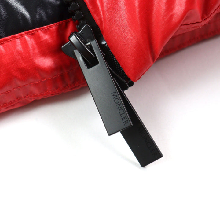Excellent MONCLER Down jacket ZUBAIR GIUBBOTTO Red black 2 H20911A00197 5950K